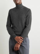 TOM FORD - Cashmere and Silk-Blend Rollneck Sweater - Gray