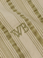 Wales Bonner - Atlantic Striped Organic Cotton Shirt Jacket - Neutrals