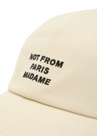 DRÔLE DE Monsieur Nfpm Embroidered Cotton cap - Beige - One Size