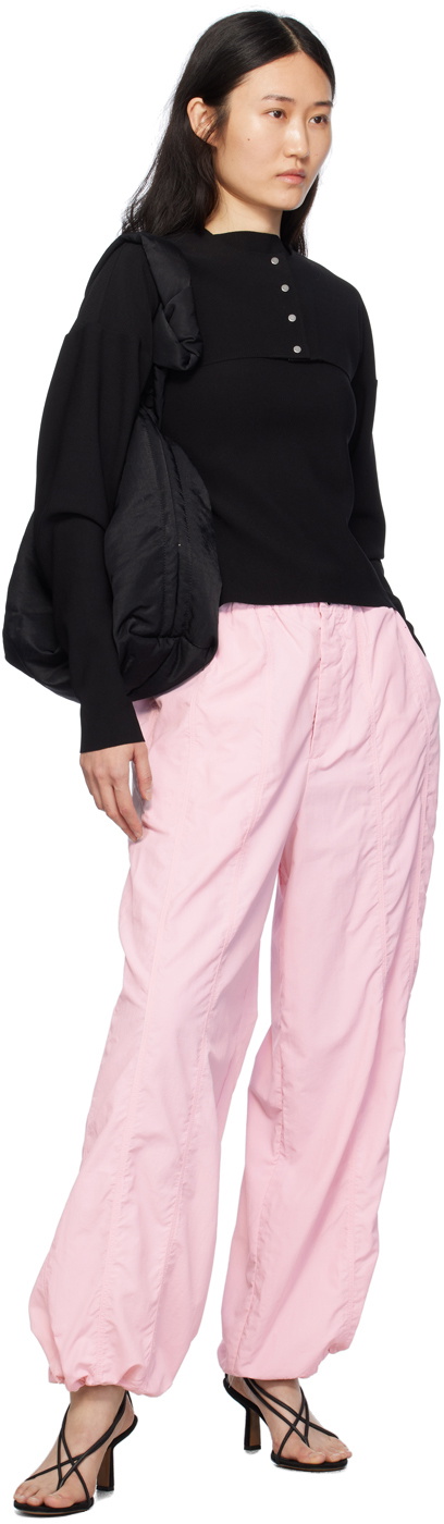 BIRROT Lay 3 Wide Bootcut Trouser Pink