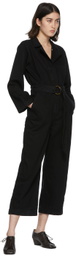 B Sides Black Denim Clement Jumpsuit