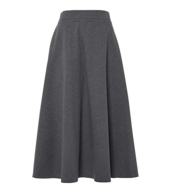 Photo: Brunello Cucinelli Cotton-blend midi skirt