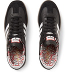 adidas Consortium - Have a Good Time Samba Suede-Trimmed Leather Sneakers - Men - Black