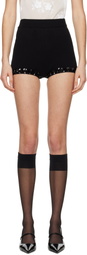 SHUSHU/TONG Black Knitted Shorts