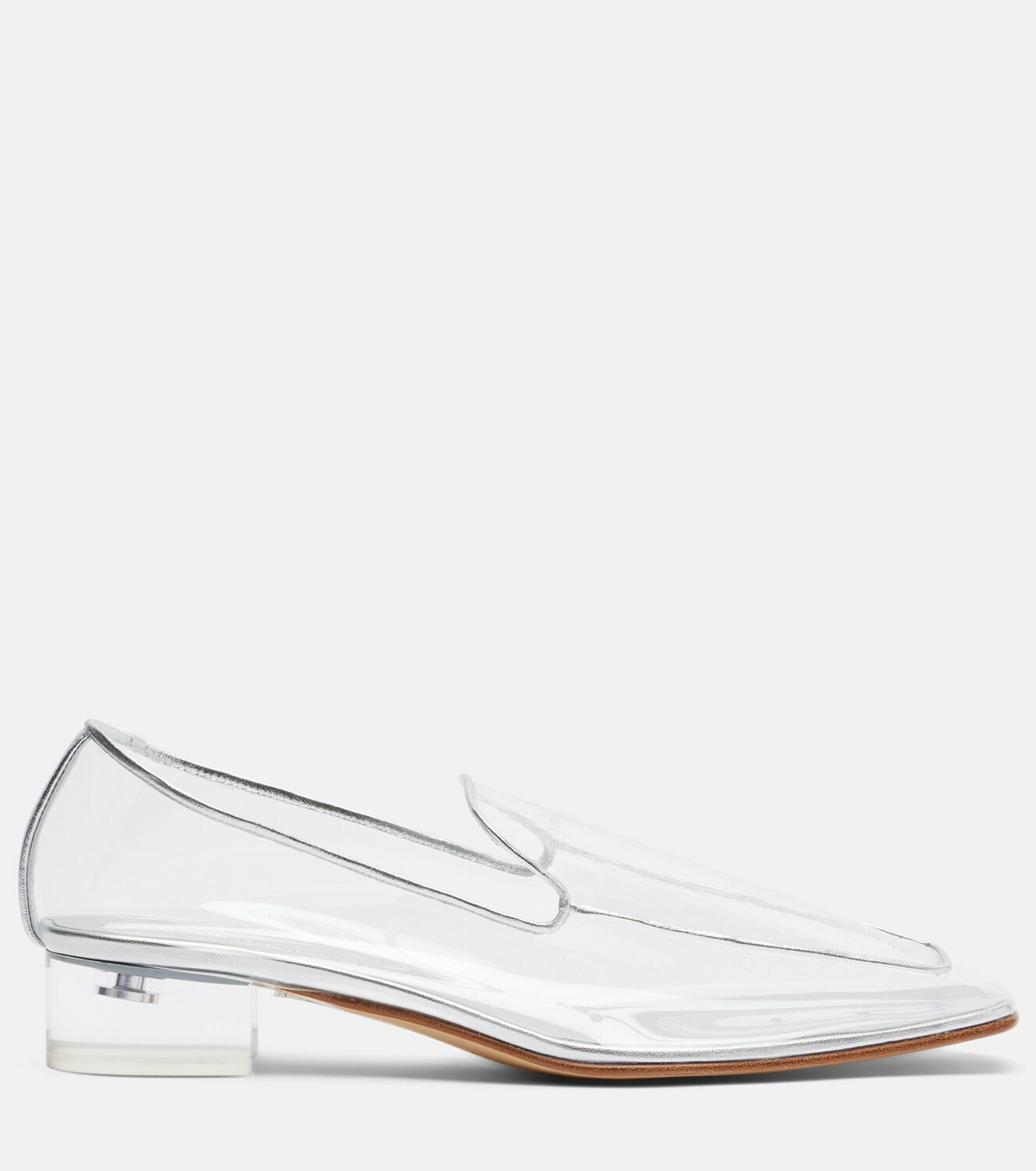 Herbert Levine Clear The Air 30 PVC loafer pumps