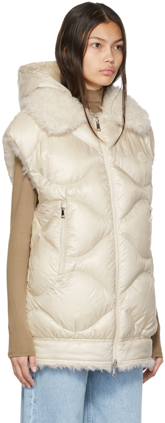 MONCLER リバーシブル ホワイト Archard ダウンベスト Moncler White Archard Reversible Down Vest Moncler