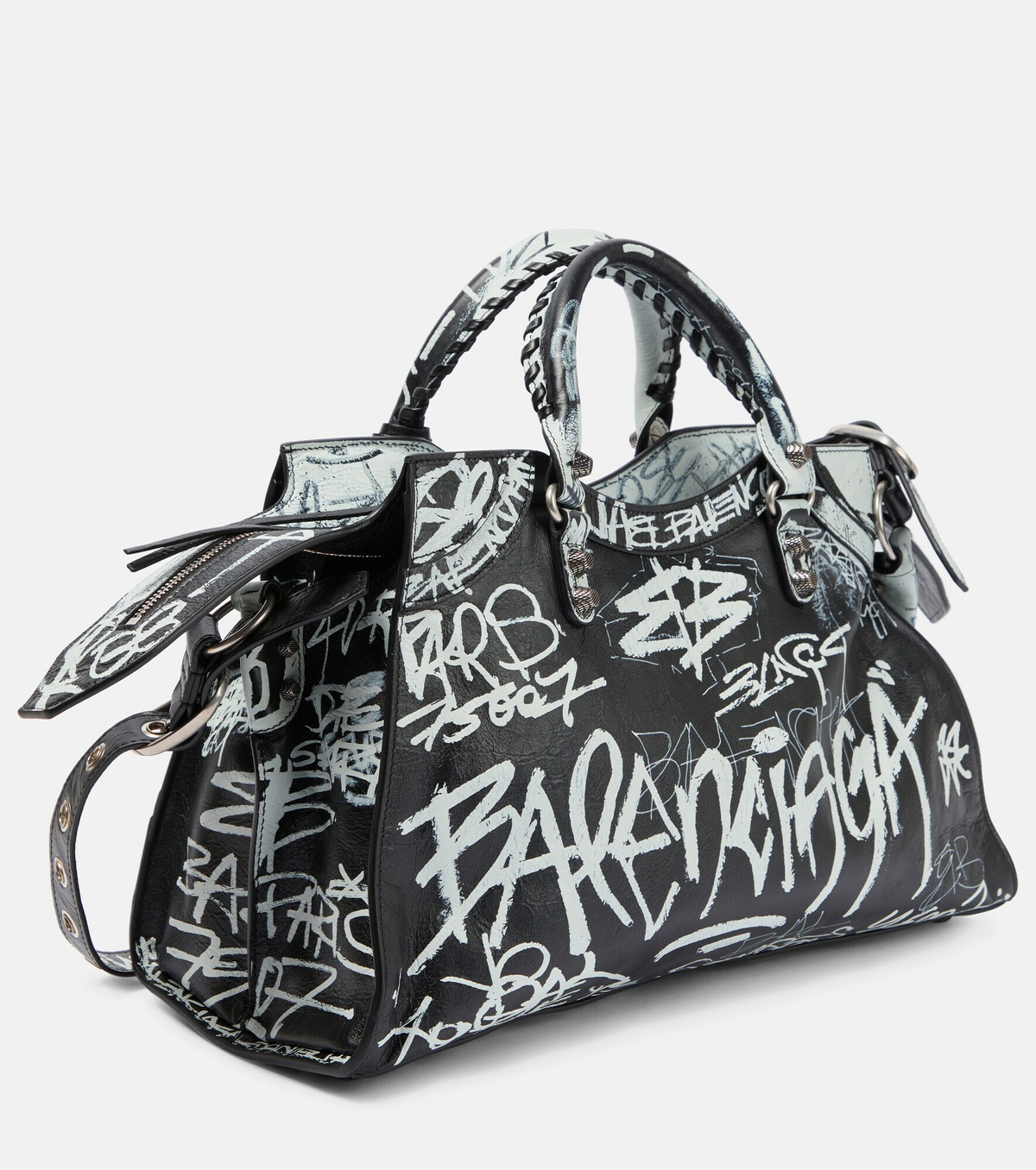 Balenciaga - Neo Cagole City Small leather tote bag Balenciaga