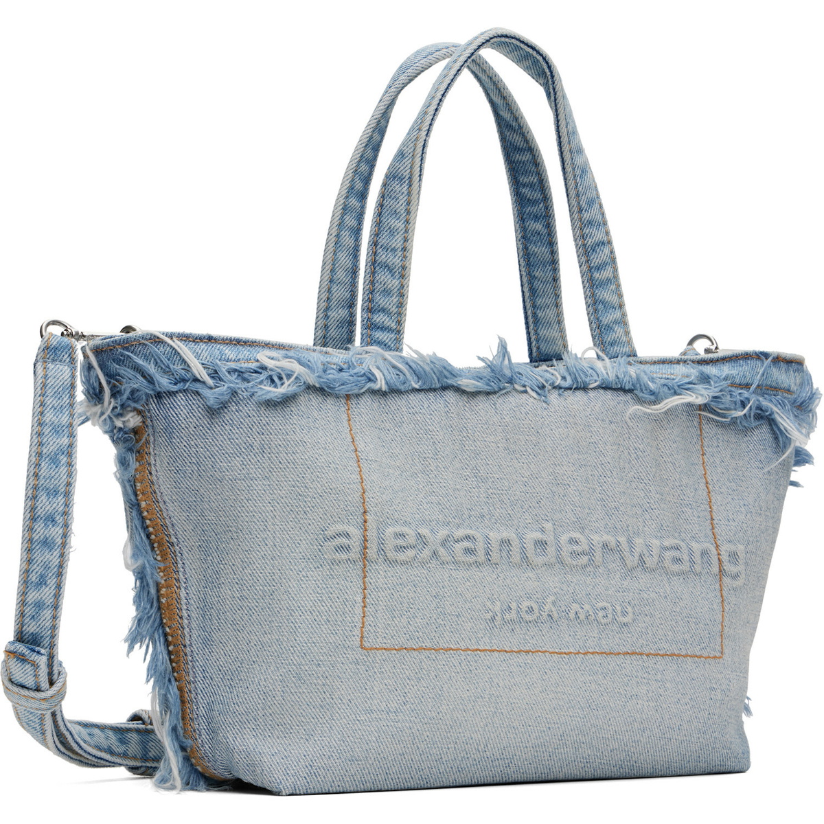 Alexander Wang Blue Punch Small Fray Tote