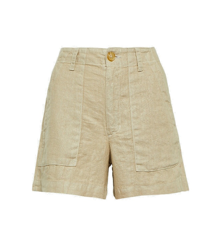 Photo: Velvet Fallon linen shorts