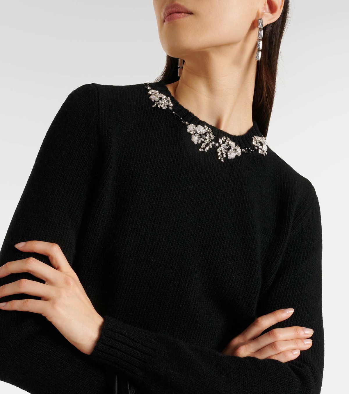 Giambattista Valli Embellished wool sweater