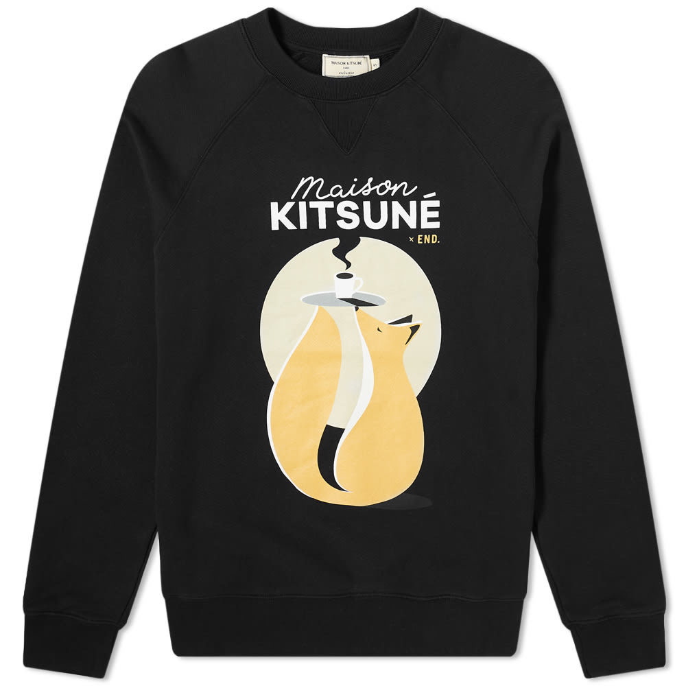 END. x Maison Kitsuné Café Club Crew Sweat Maison Kitsune