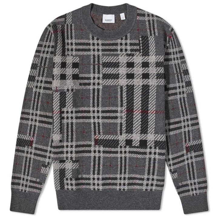 Photo: Burberry Chidsey Patchwork Check Knit