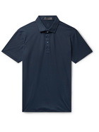 G/FORE - Essential Stretch-Piqué Golf Polo Shirt - Blue