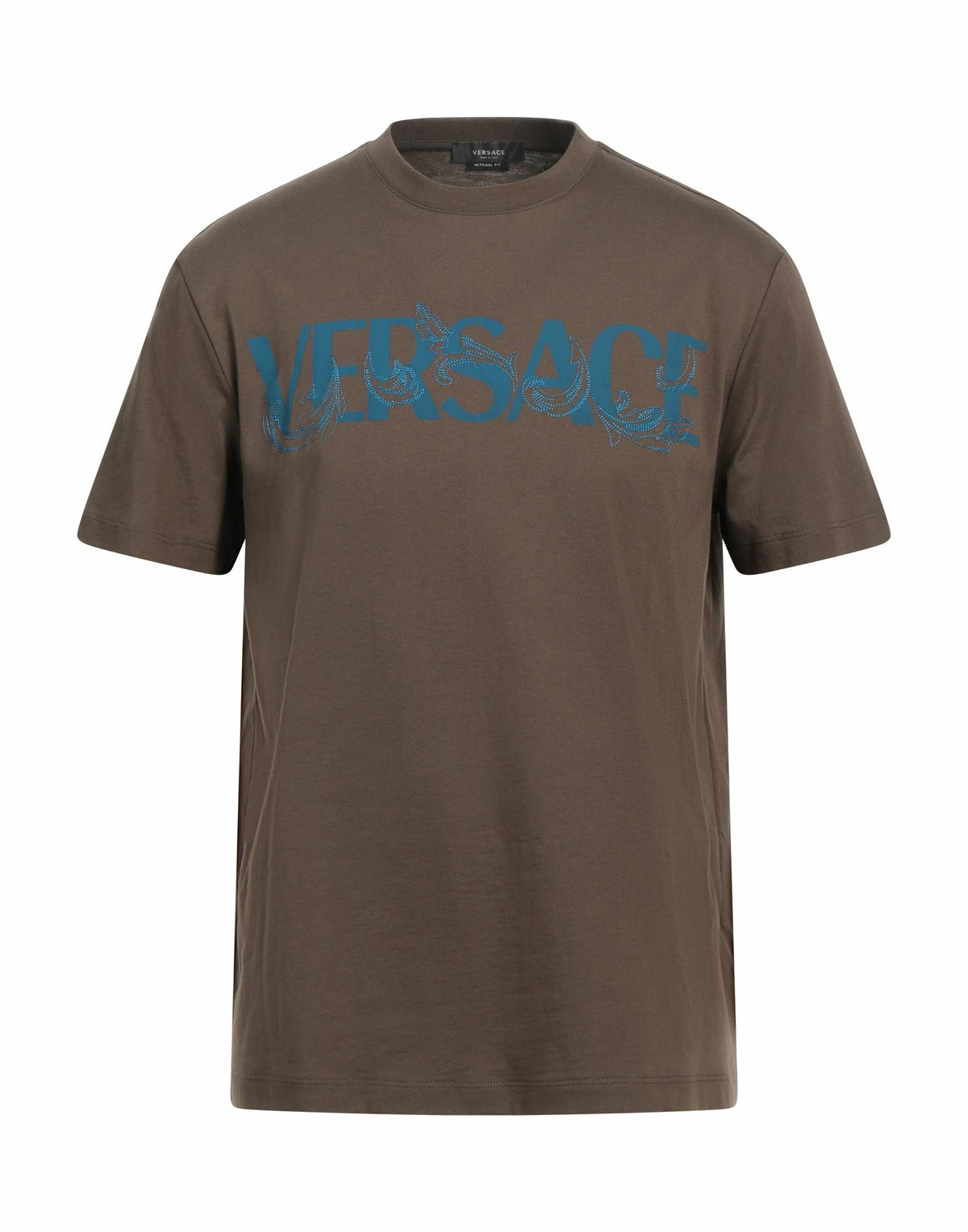 Versace Mens T-shirt Military in Green