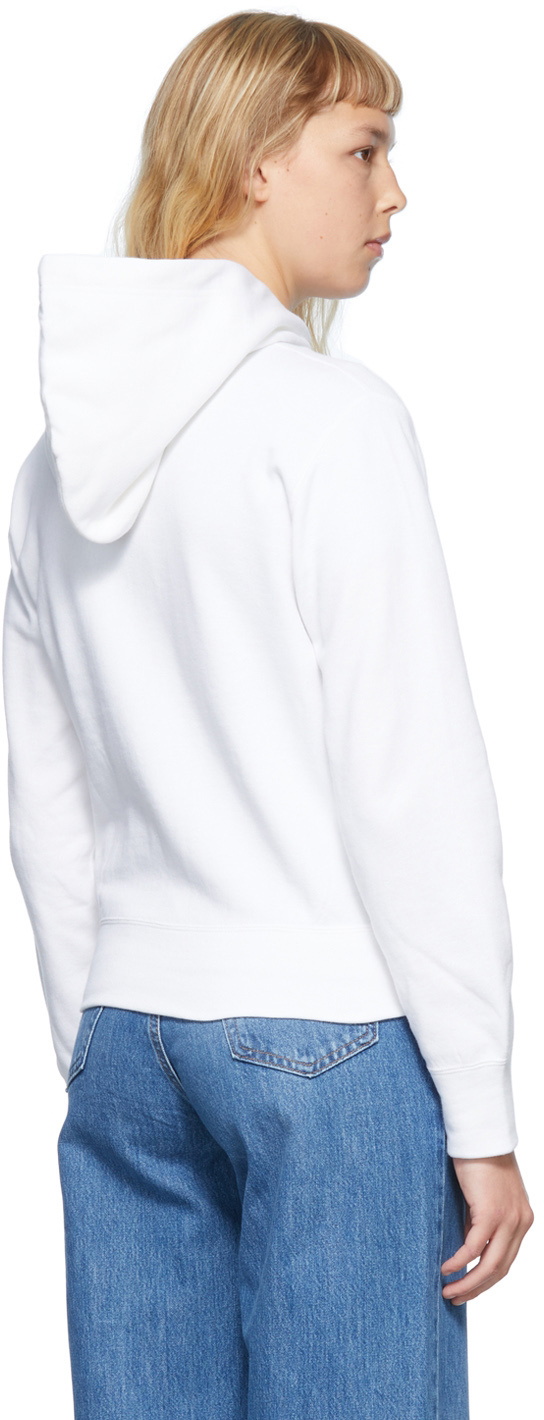 COMME des GARÇONS PLAY White Cotton Hoodie
