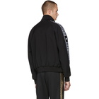 Dsquared2 Black Cady Zip-Up Jacket