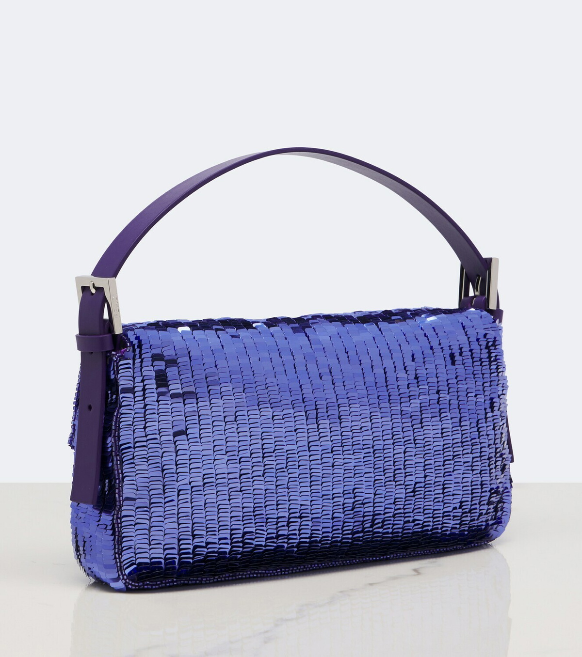 Fendi Baguette® 26424 Small sequined shoulder bag