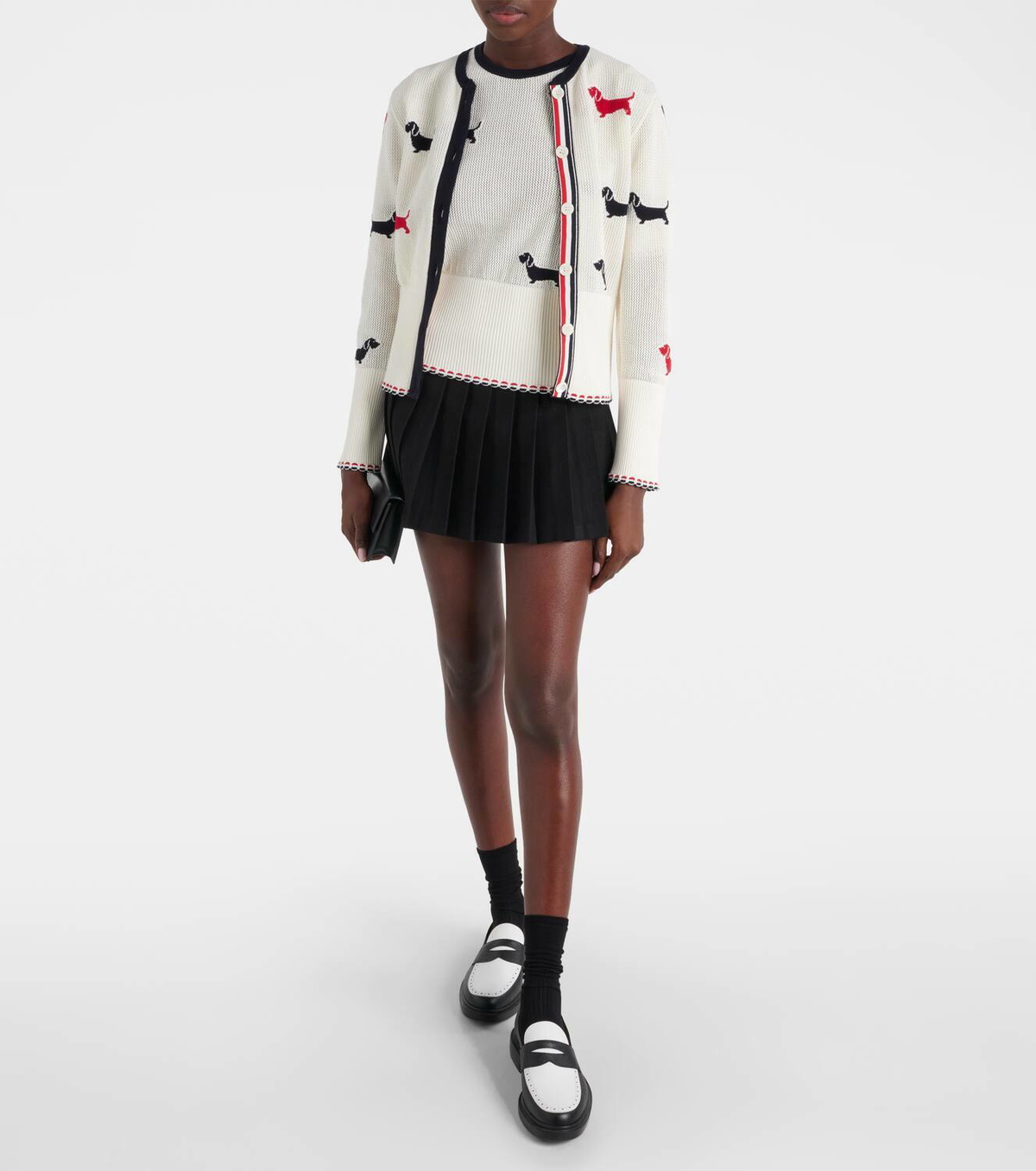 Thom Browne Hector pointelle cotton top