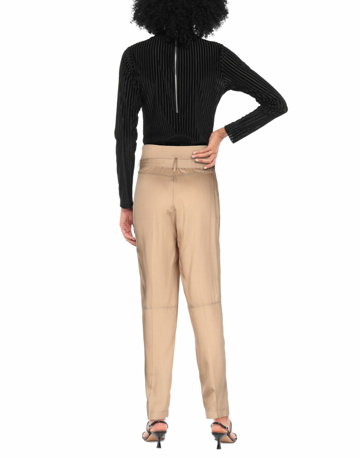 Manila Grace Womens Pants Camel