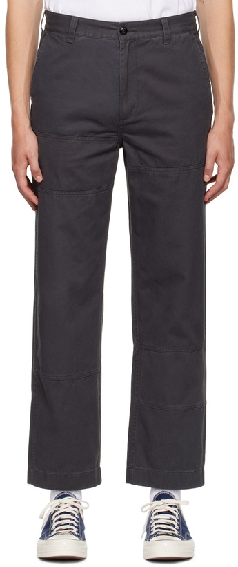 Photo: thisisneverthat Black Cotton Trousers