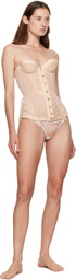 Agent Provocateur Beige Mercy Corset