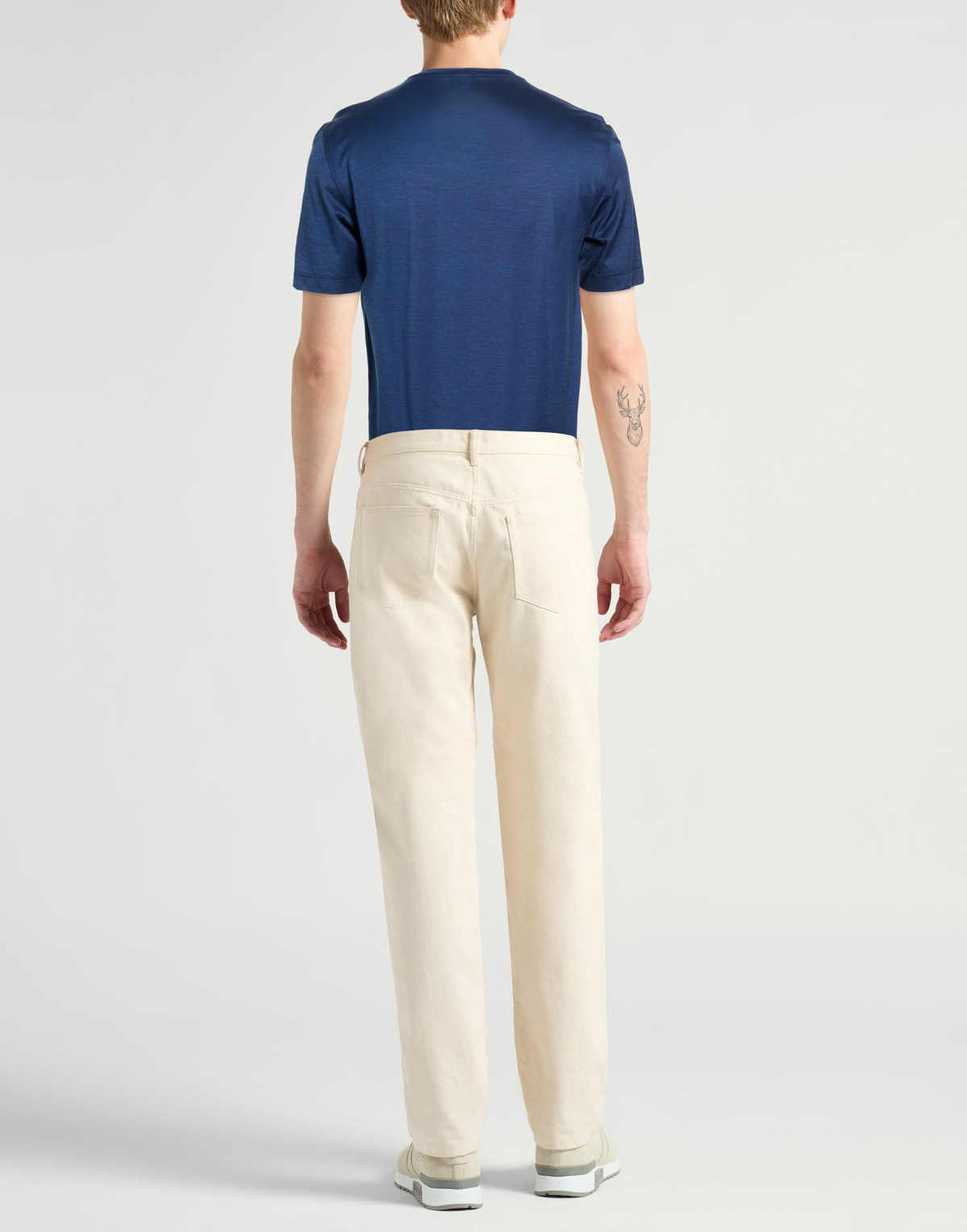 Drumohr Mens T-shirt in Navy