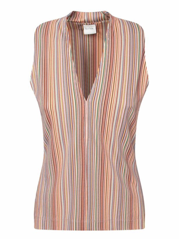 Photo: Paul Smith Multicolor V-neck Top