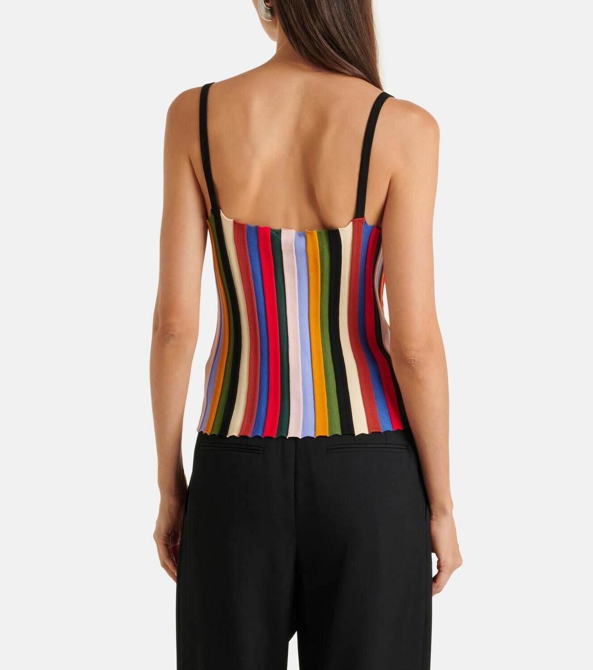 Staud Skye striped tank top