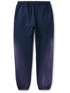 Les Tien - Straight-Leg Garment-Dyed Cotton-Jersey Sweatpants - Blue