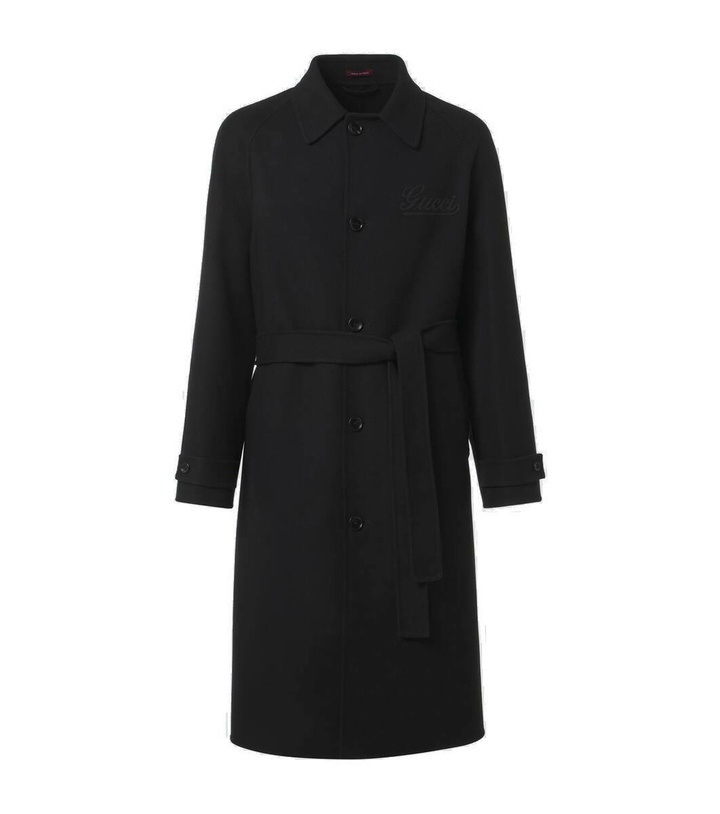 Photo: Gucci Gucci Script wool and cashmere coat