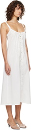 Fruity Booty White Broderie Midi Dress
