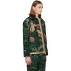 Kenzo Green Jacquard Memento Jacket