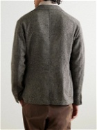 Polo Ralph Lauren - Unstructured Herringbone Wool-Blend Blazer - Gray