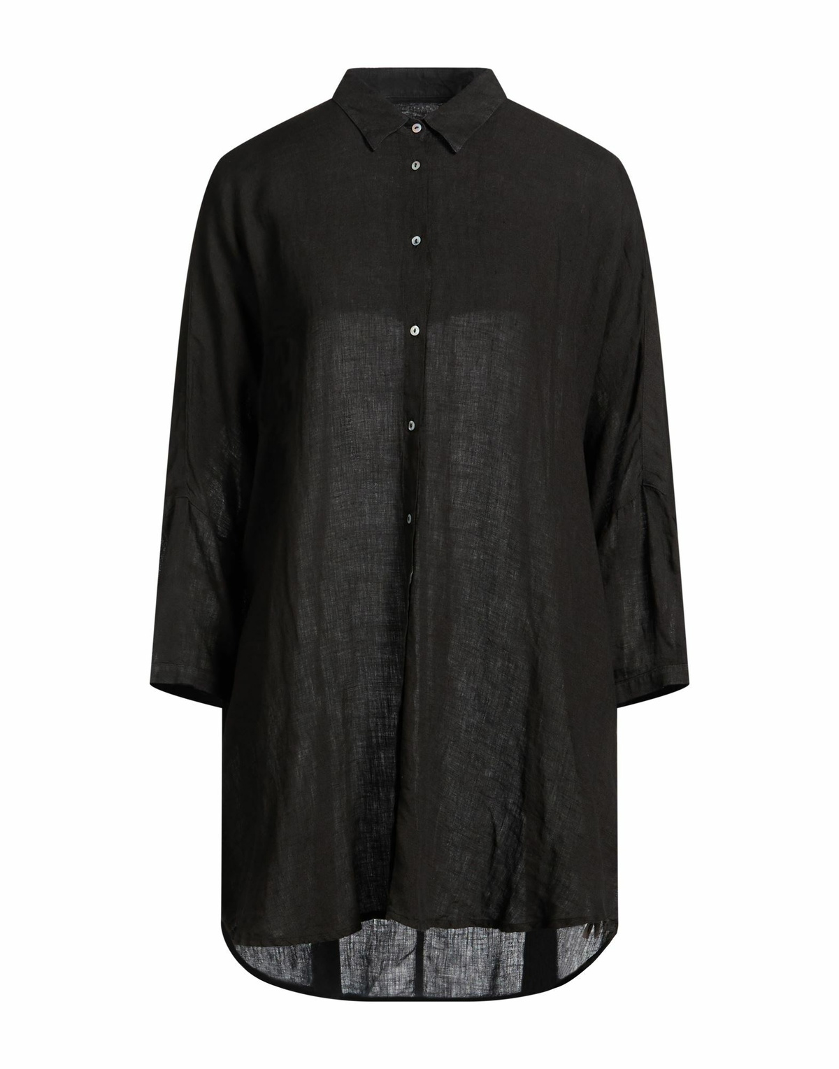 120% Lino Womens Shirt in Black
