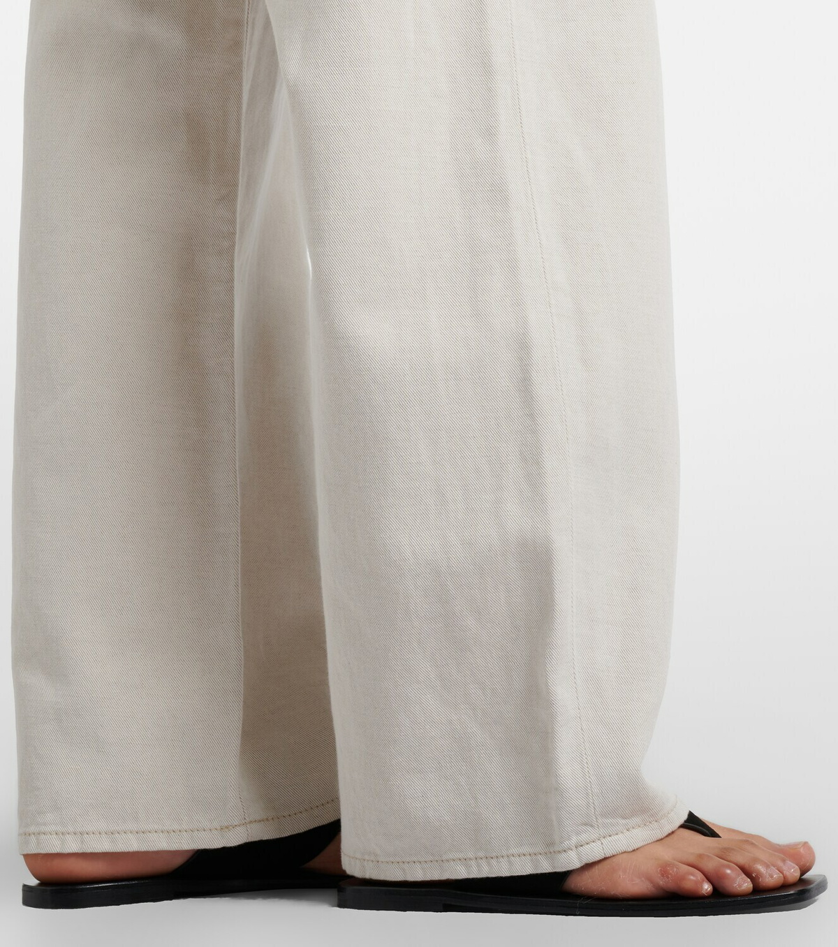Frame Off Duty Drawstring wide-leg jeans