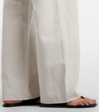 Frame Off Duty Drawstring wide-leg jeans