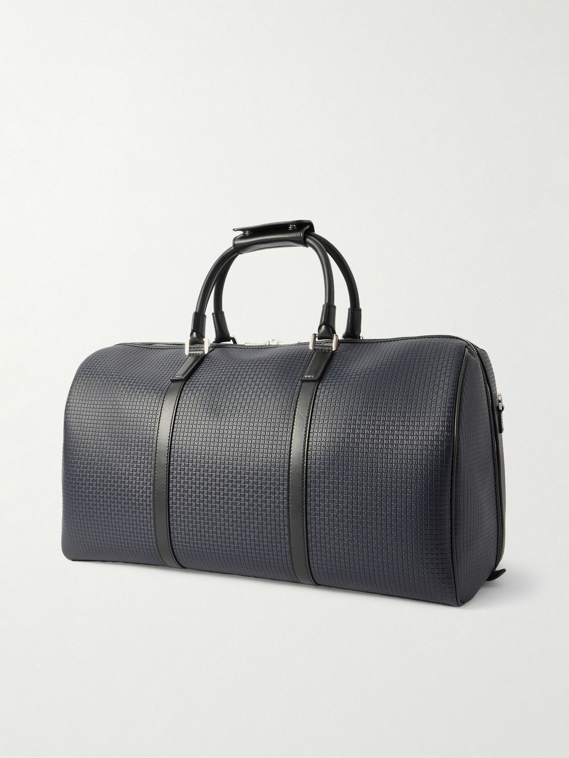 Serapian - Leather-Trimmed Monogrammed Stepan Weekend Bag