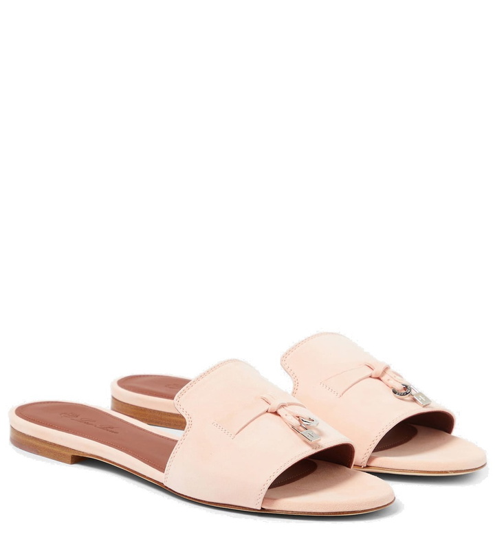 Photo: Loro Piana Summer Charms suede sandals