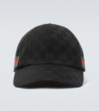 Gucci GG Canvas Web Stripe baseball cap