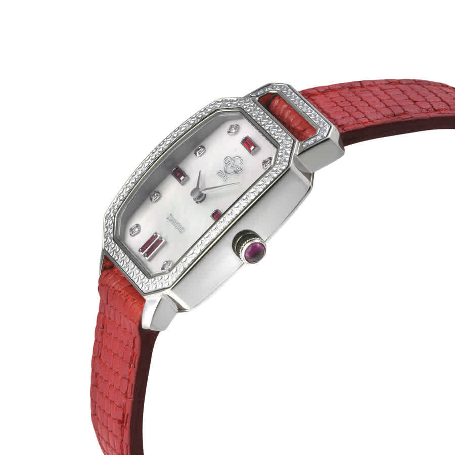 GV2 by Gevril Pavia Diamond Mother of Pearl Dial Ladies Watch 13405