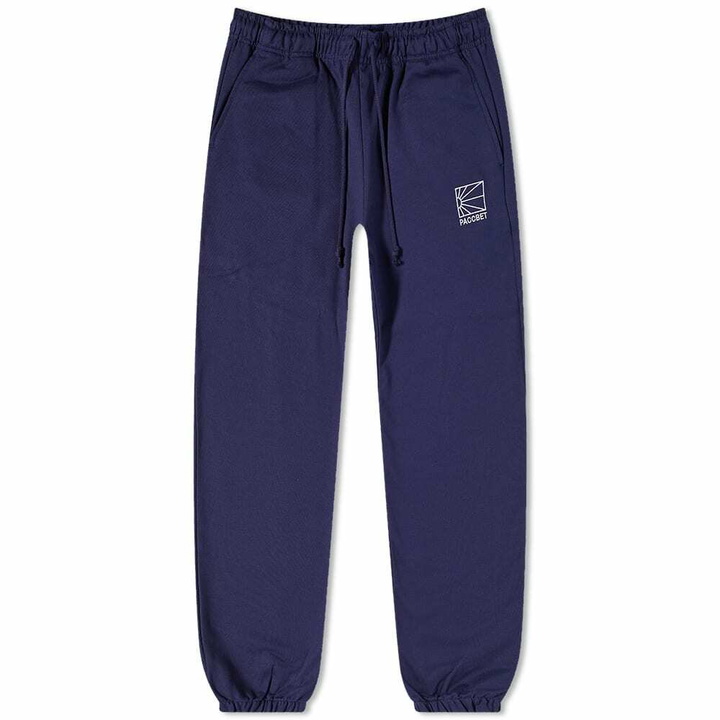 Photo: PACCBET Men's Logo Sweat Pant in Navy