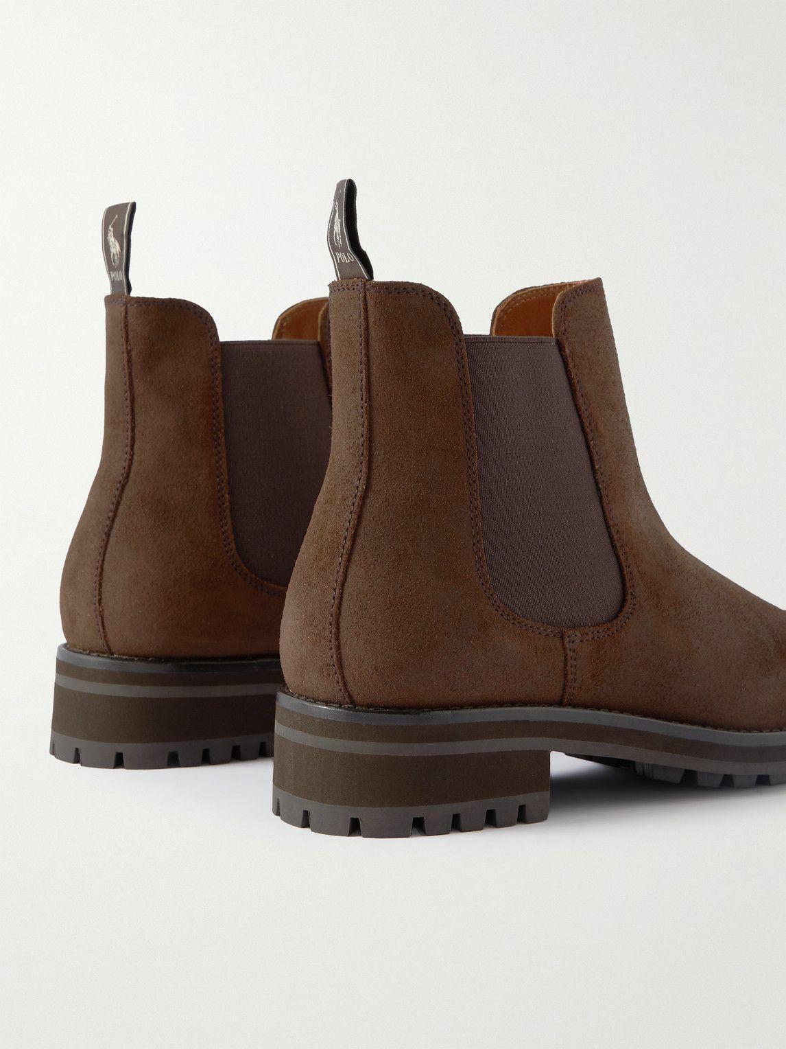 ralph lauren suede chelsea boots