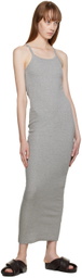 ÉTERNE Gray Tank Maxi Dress