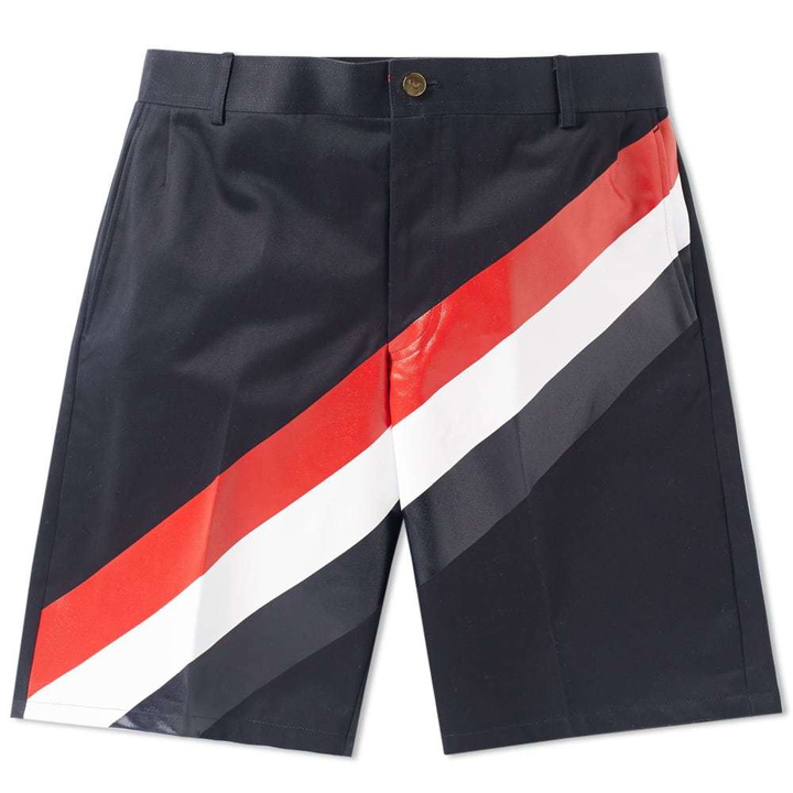 Photo: Thom Browne Diagonal Stripe Chino Short