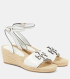 Tory Burch Ines leather espadrille wedges