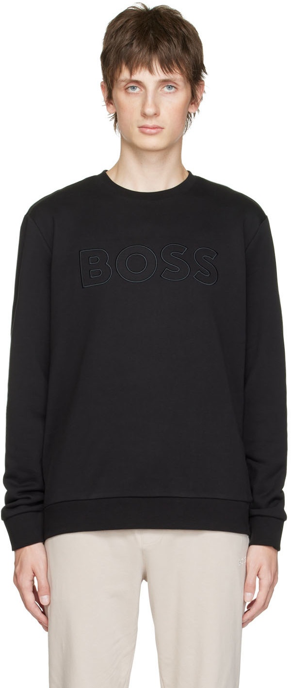 Boss Black Appliqué Sweatshirt BOSS
