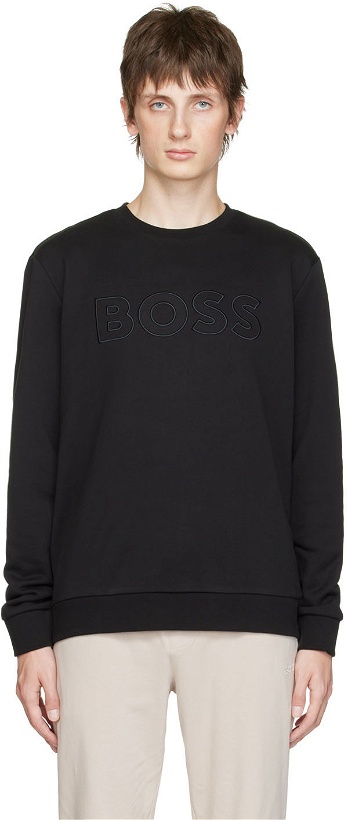 Photo: Boss Black Appliqué Sweatshirt