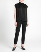 Manila Grace Womens Top in Black