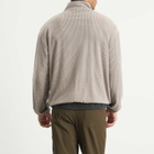 Mellow Clo Men's Summit Half Zip Fleece in Stone
