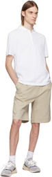 Reigning Champ White Supima Pique Ace Polo